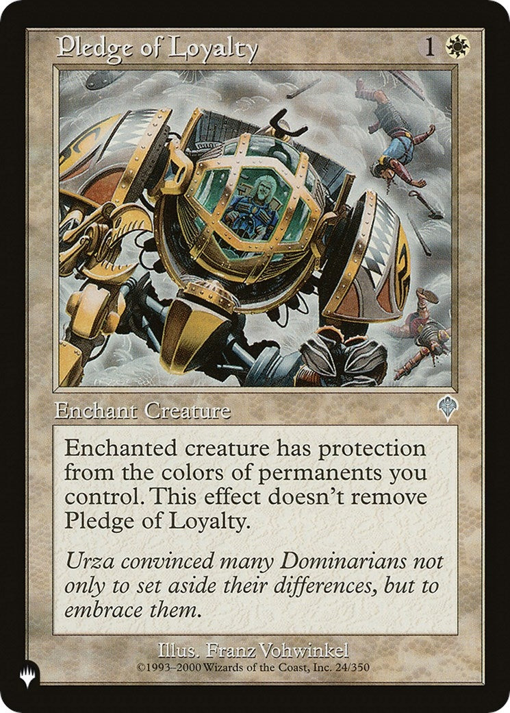 Image for Pledge of Loyalty (24/350) [The List Reprints] - Magic: The Gathering