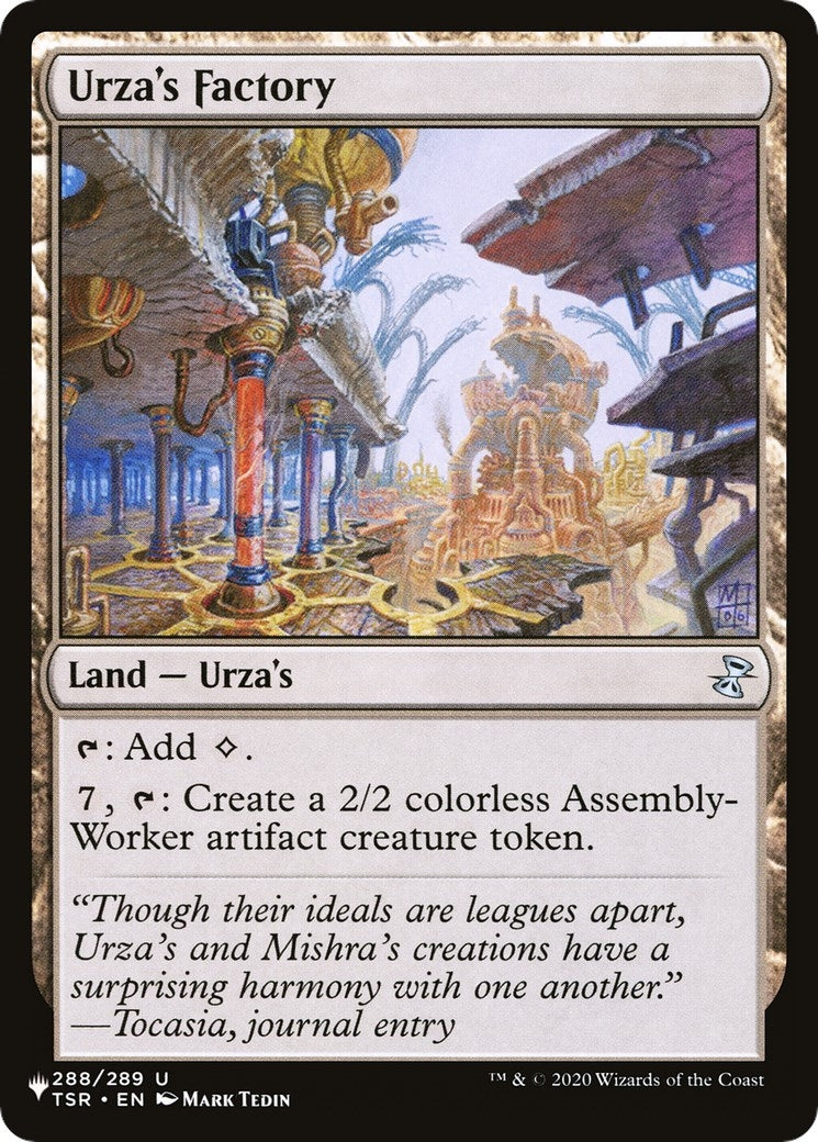 Image for Urza's Factory (288/289) [The List Reprints] - Magic: The Gathering