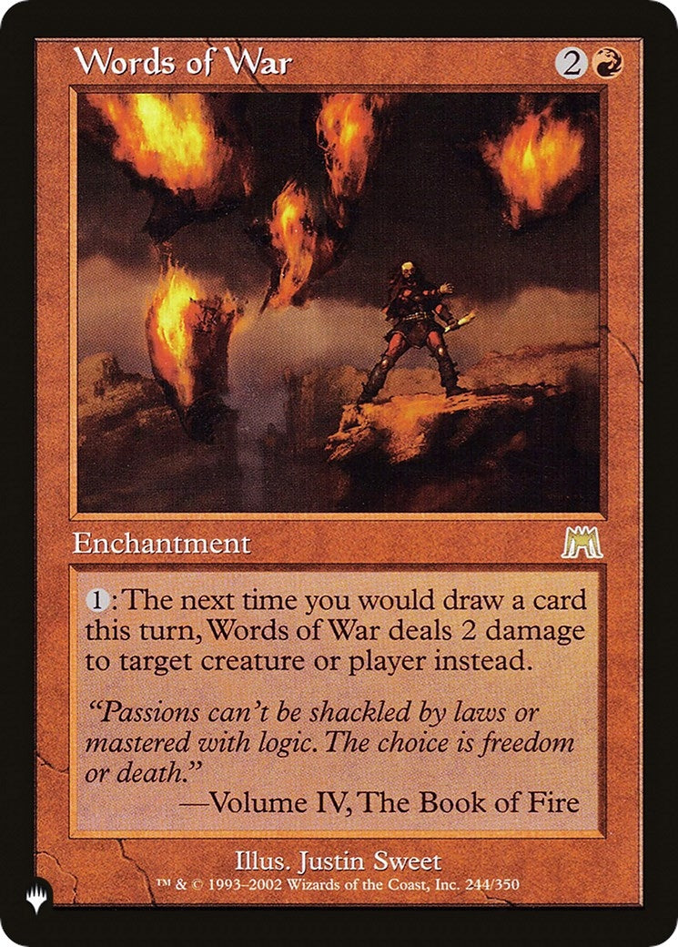 Image for Words of War (244/350) [The List Reprints] - Magic: The Gathering