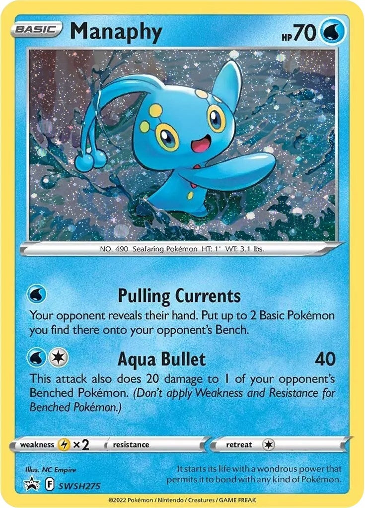Image for Manaphy - SWSH275 (SWSH275) [SWSH: Sword & Shield Promo Cards] - Pokemon