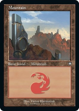 Image for Mountain (36) (Retro Frame) (36) [The Brothers' War] - Magic: The Gathering