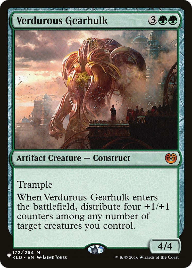 Image for Verdurous Gearhulk (172/264) [The List Reprints] - Magic: The Gathering