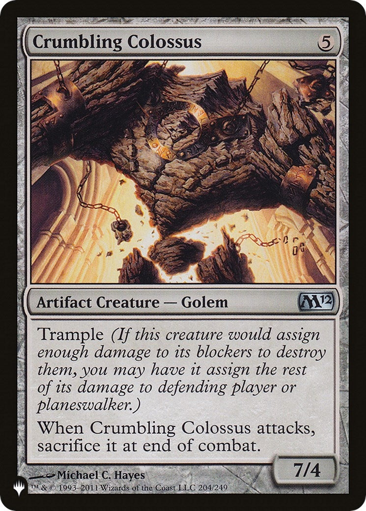 Image for Crumbling Colossus (204/249) [The List Reprints] - Magic: The Gathering