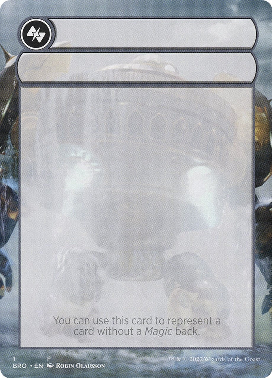 Image for Helper Card (1) [The Brothers' War] - Magic: The Gathering