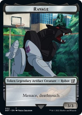 Image for Ravage Token (2) [Universes Beyond: Transformers] - Magic: The Gathering