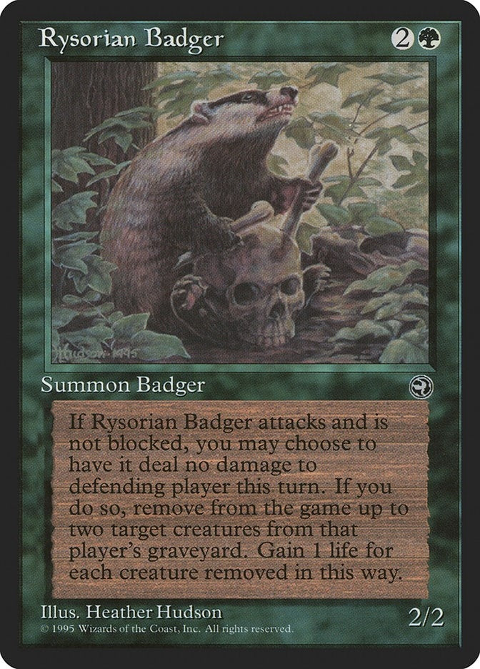 Image for Rysorian Badger [Homelands] - Magic: The Gathering