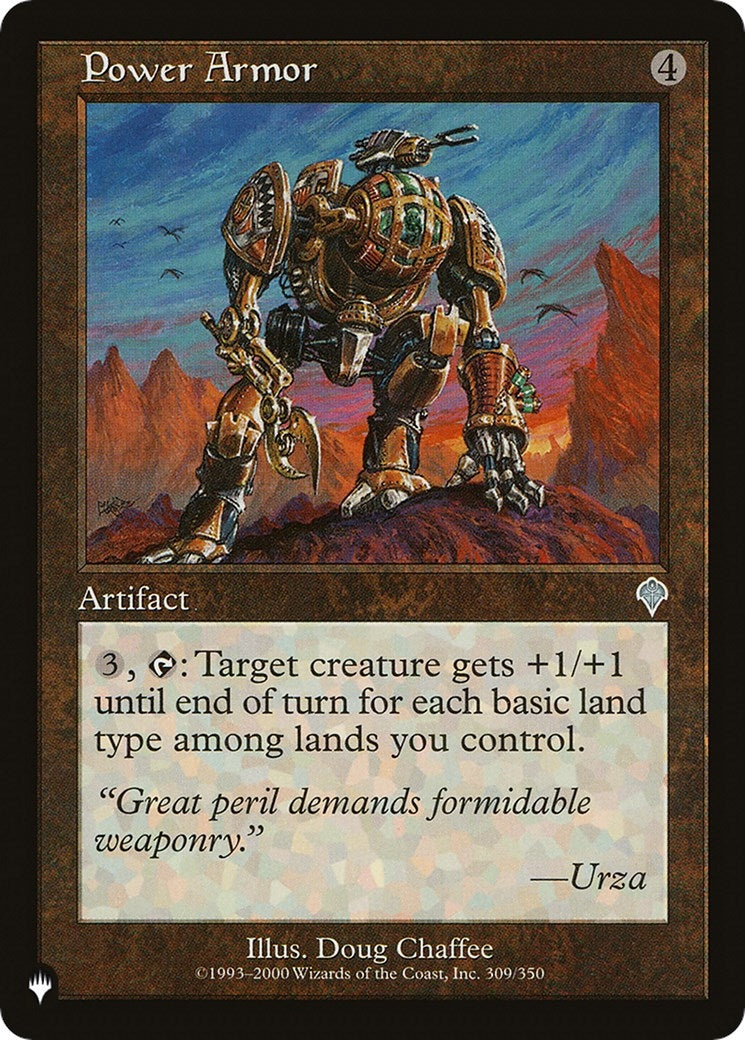 Image for Power Armor (309/350) [The List Reprints] - Magic: The Gathering