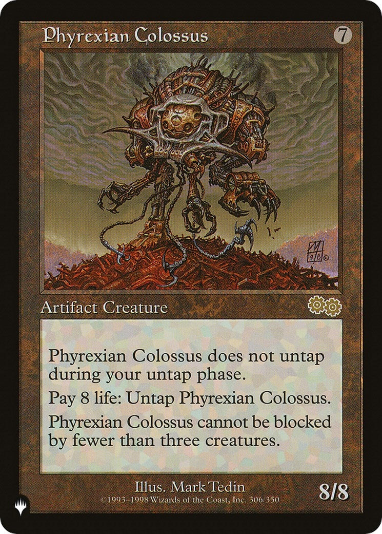 Image for Phyrexian Colossus (305/350) [The List Reprints] - Magic: The Gathering