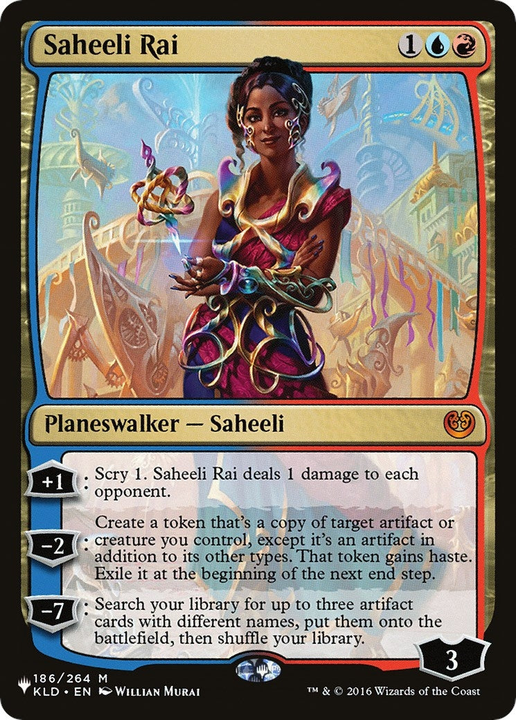 Image for Saheeli Rai (186/264) [The List Reprints] - Magic: The Gathering