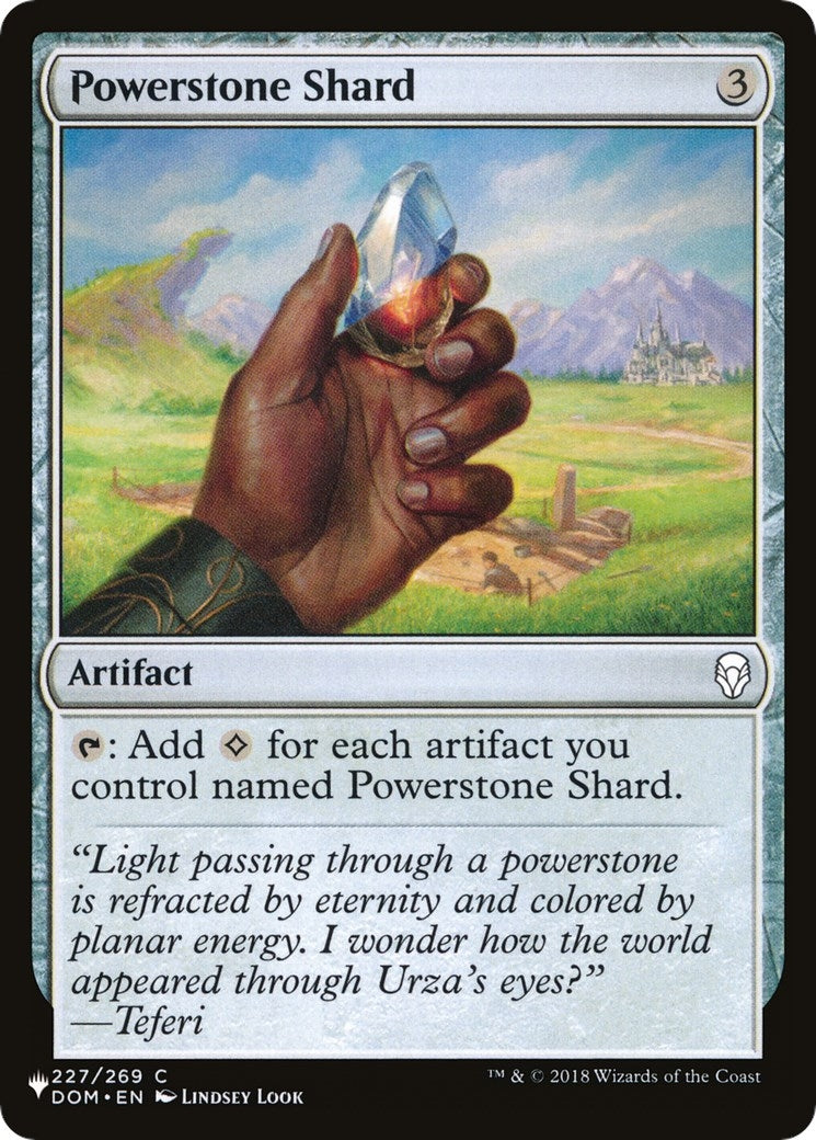 Image for Powerstone Shard (227/269) [The List Reprints] - Magic: The Gathering