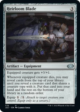 Image for Heirloom Blade (775) [Jumpstart 2022] - Magic: The Gathering