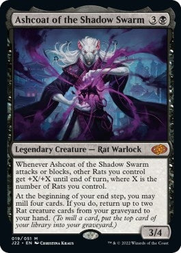 Image for Ashcoat of the Shadow Swarm (19) [Jumpstart 2022] - Magic: The Gathering