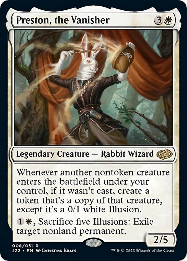 Image for Preston, the Vanisher (8) [Jumpstart 2022] - Magic: The Gathering