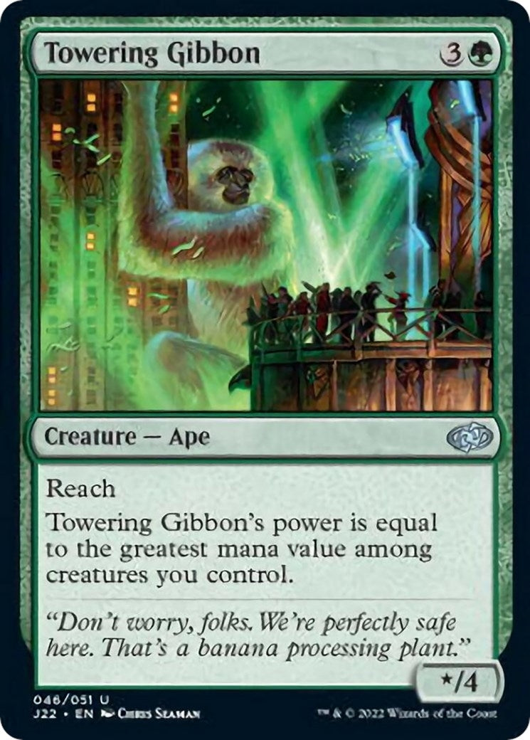 Image for Towering Gibbon (46) [Jumpstart 2022] - Magic: The Gathering