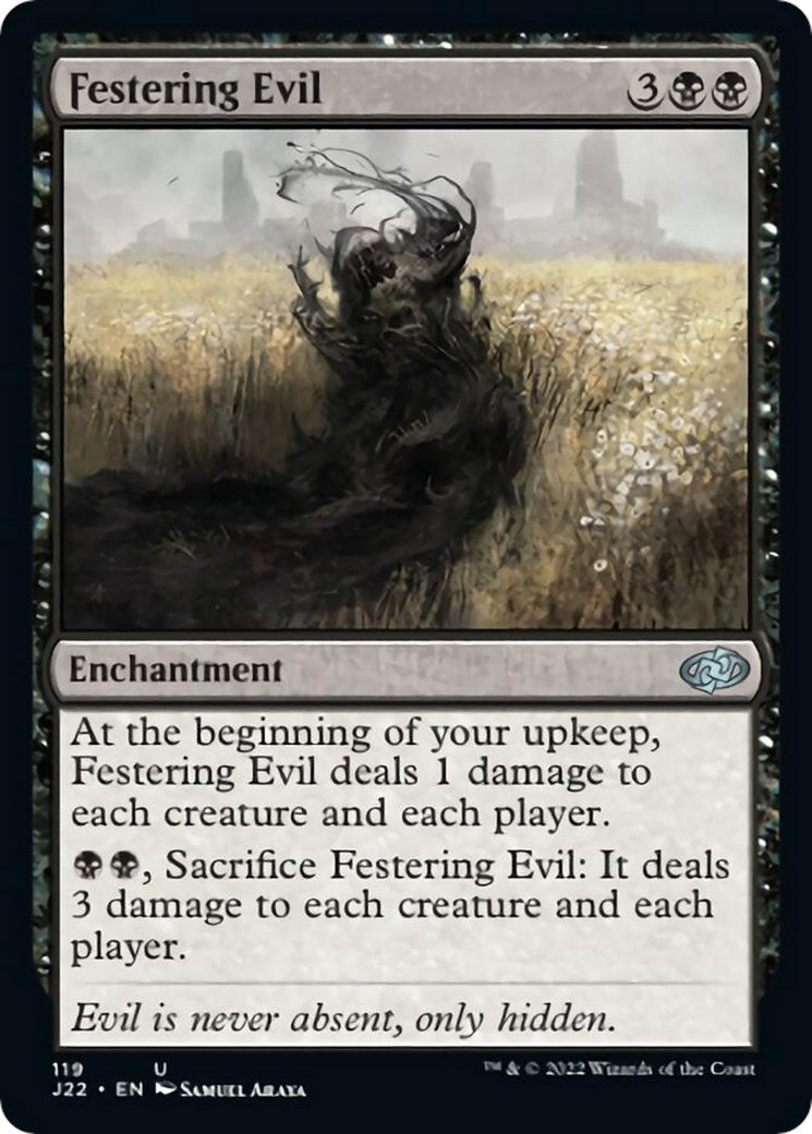 Image for Festering Evil (119) [Jumpstart 2022] - Magic: The Gathering