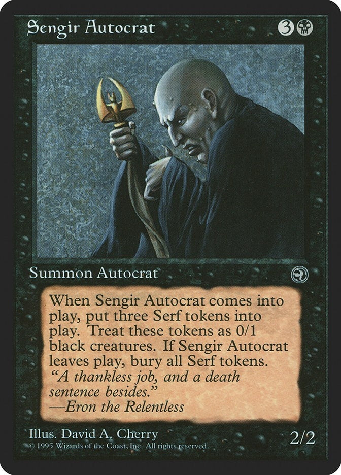 Image for Sengir Autocrat [Homelands] - Magic: The Gathering