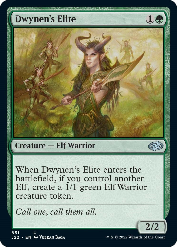 Image for Dwynen's Elite (651) [Jumpstart 2022] - Magic: The Gathering