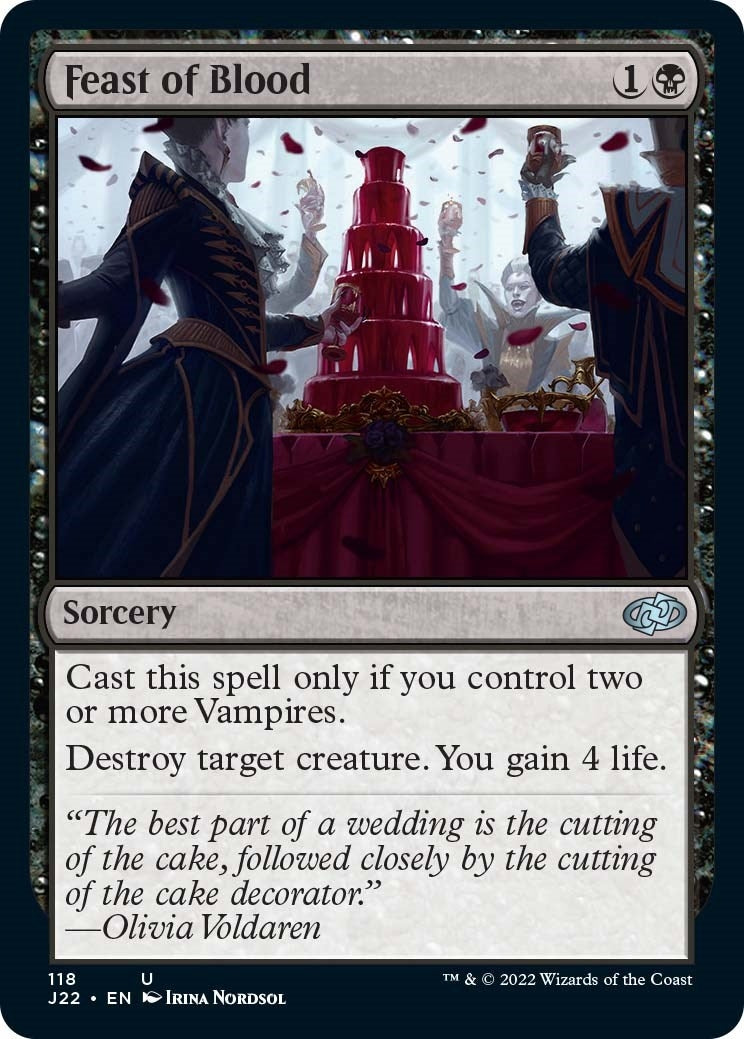 Image for Feast of Blood (118) [Jumpstart 2022] - Magic: The Gathering