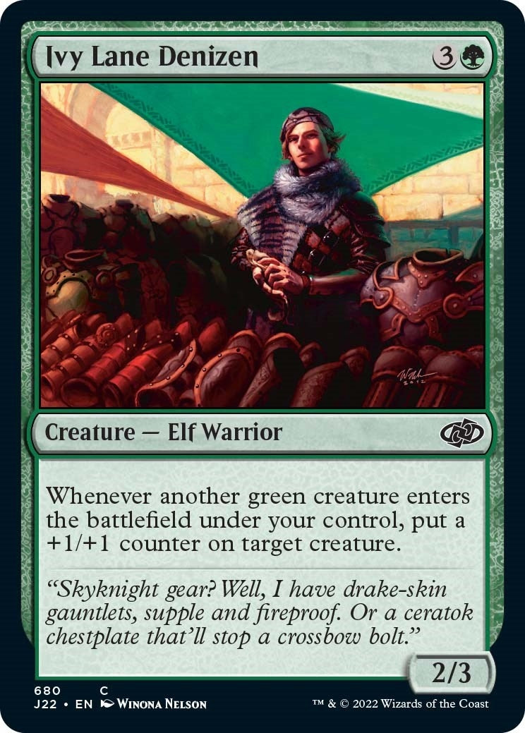 Image for Ivy Lane Denizen (680) [Jumpstart 2022] - Magic: The Gathering