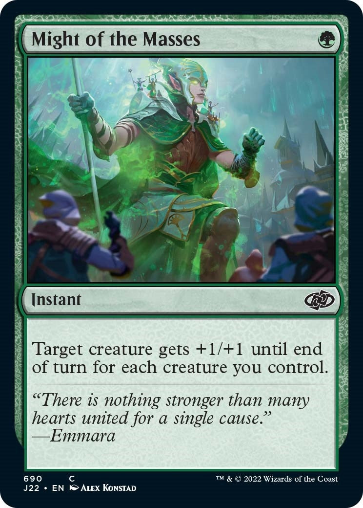 Image for Might of the Masses (690) [Jumpstart 2022] - Magic: The Gathering
