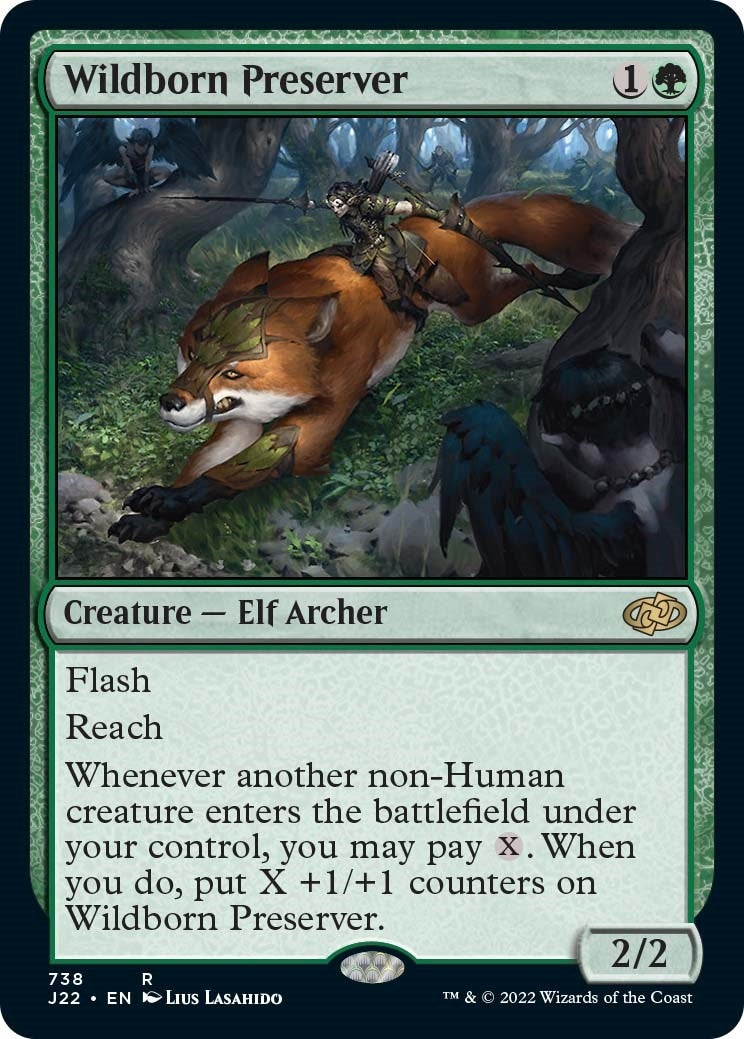 Image for Wildborn Preserver (738) [Jumpstart 2022] - Magic: The Gathering