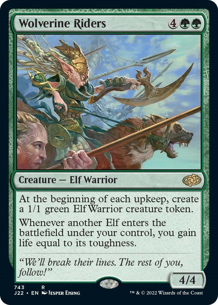 Image for Wolverine Riders (743) [Jumpstart 2022] - Magic: The Gathering