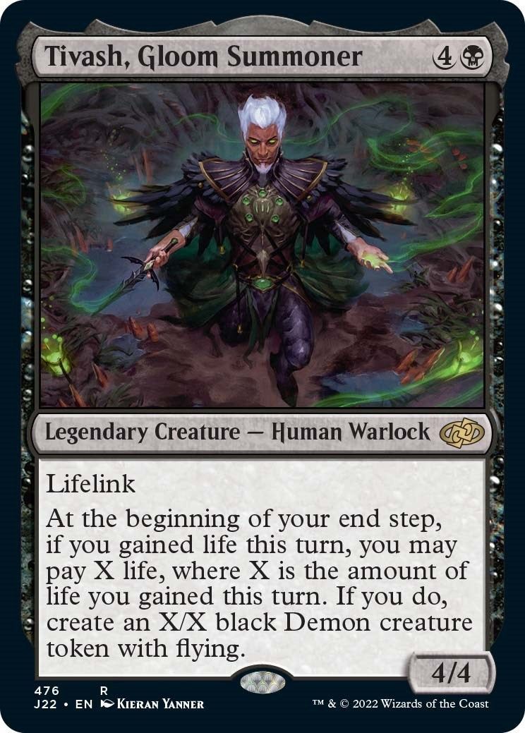 Image for Tivash, Gloom Summoner (476) [Jumpstart 2022] - Magic: The Gathering