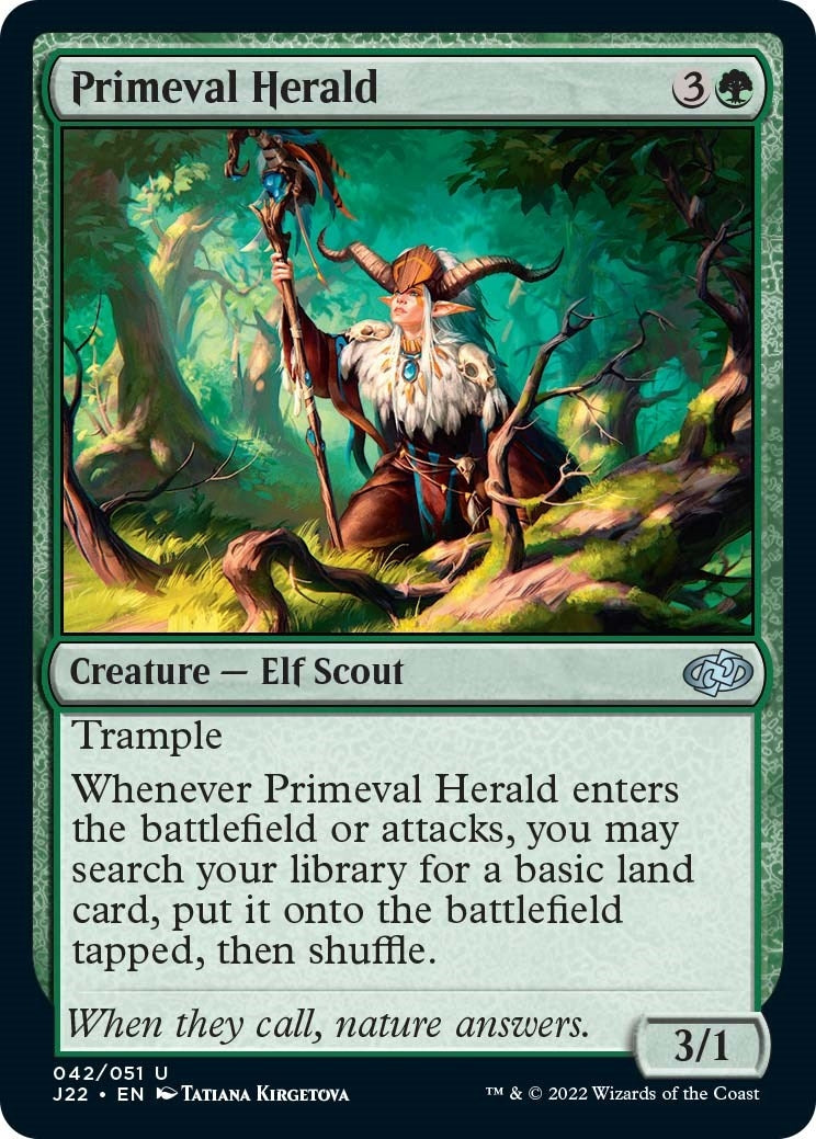 Image for Primeval Herald (42) [Jumpstart 2022] - Magic: The Gathering
