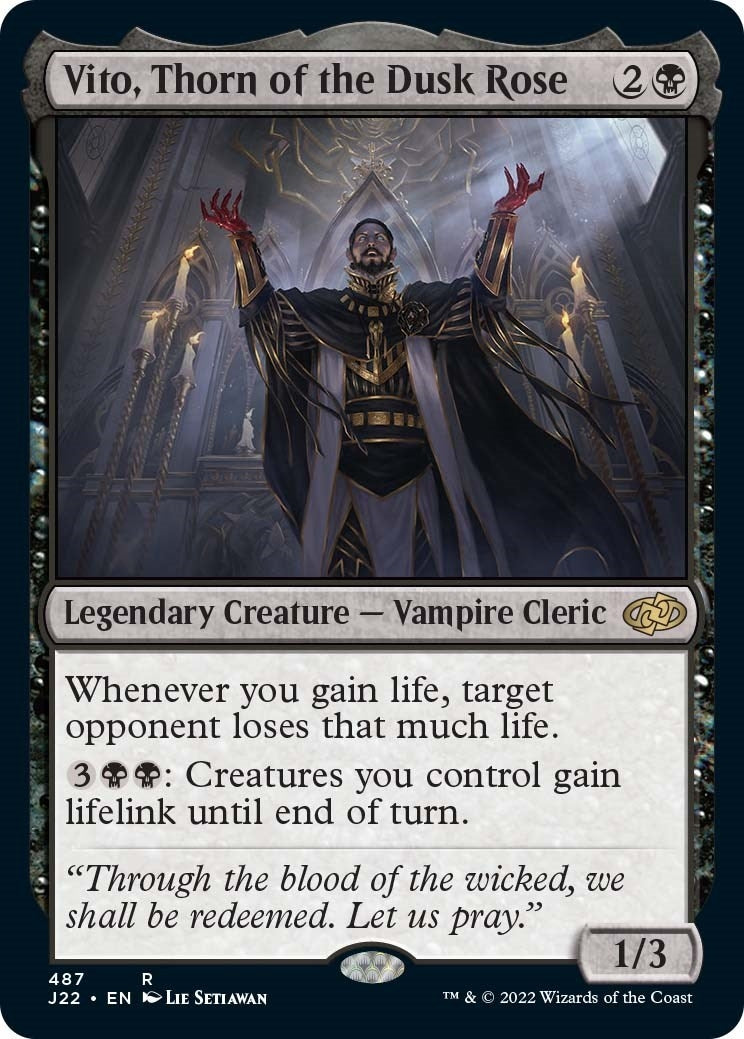 Image for Vito, Thorn of the Dusk Rose (487) [Jumpstart 2022] - Magic: The Gathering