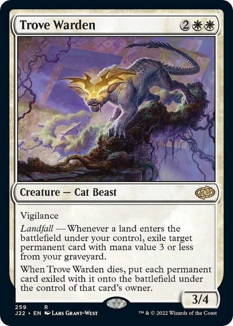 Image for Trove Warden (259) [Jumpstart 2022] - Magic: The Gathering