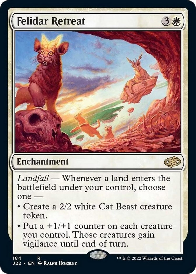 Image for Felidar Retreat (184) [Jumpstart 2022] - Magic: The Gathering