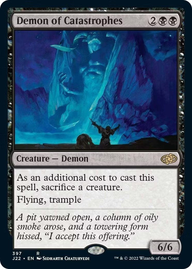 Image for Demon of Catastrophes (397) [Jumpstart 2022] - Magic: The Gathering