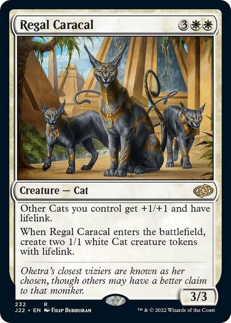 Image for Regal Caracal (232) [Jumpstart 2022] - Magic: The Gathering