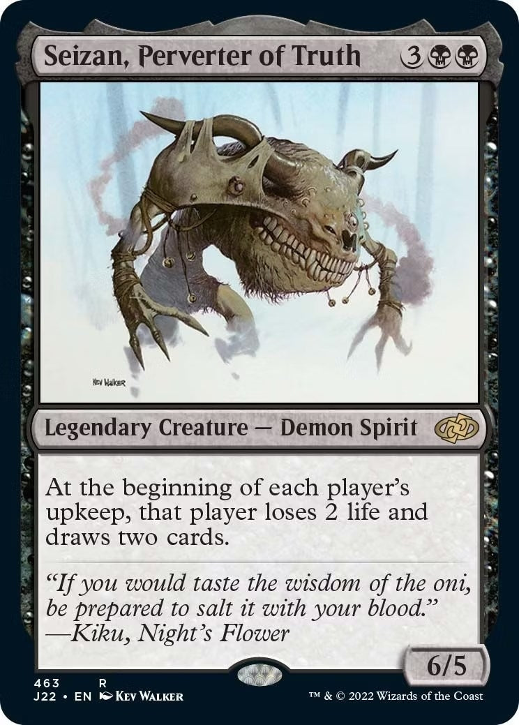 Image for Seizan, Perverter of Truth (463) [Jumpstart 2022] - Magic: The Gathering