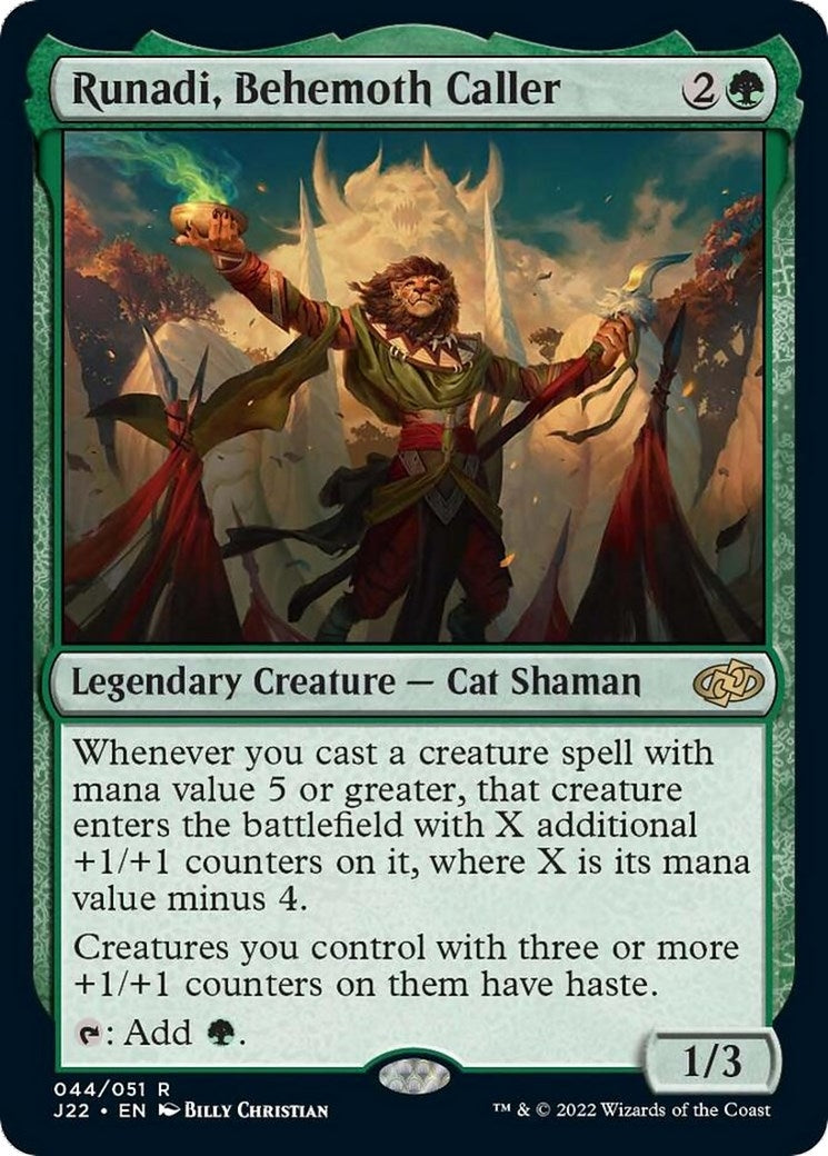 Image for Runadi, Behemoth Caller (44) [Jumpstart 2022] - Magic: The Gathering