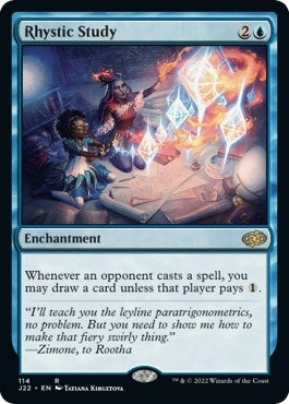 Image for Rhystic Study (114) [Jumpstart 2022] - Magic: The Gathering
