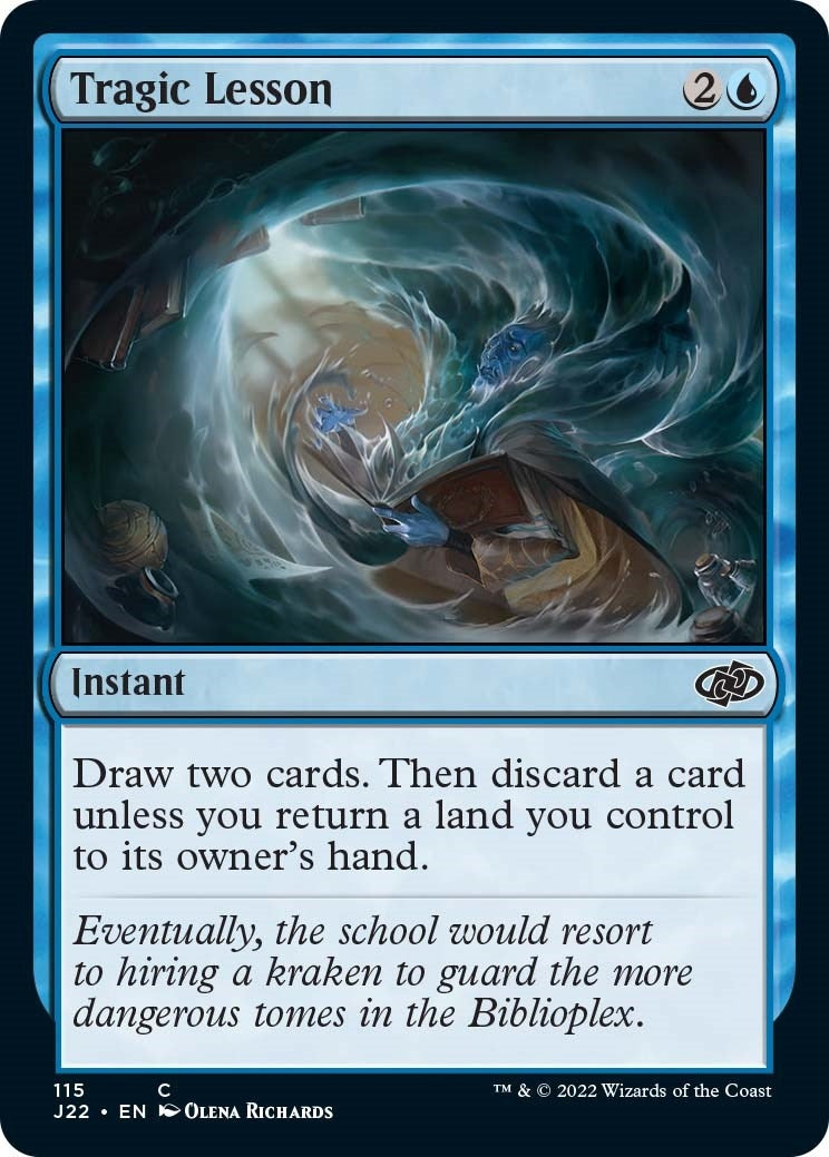Image for Tragic Lesson (115) [Jumpstart 2022] - Magic: The Gathering