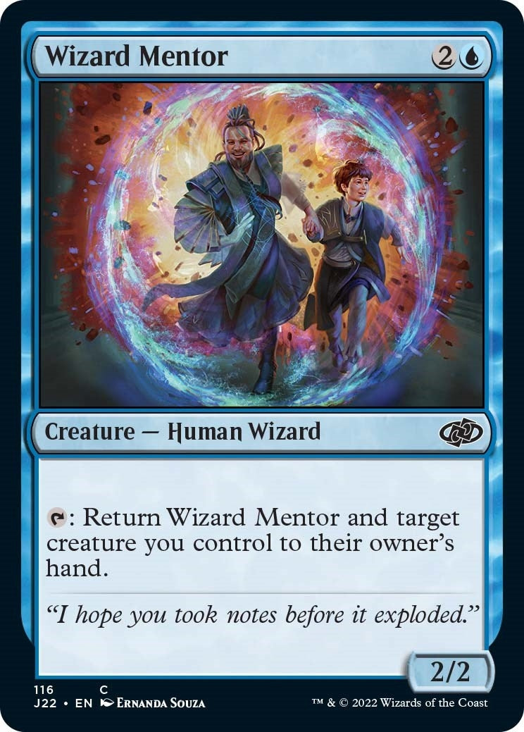 Image for Wizard Mentor (116) [Jumpstart 2022] - Magic: The Gathering