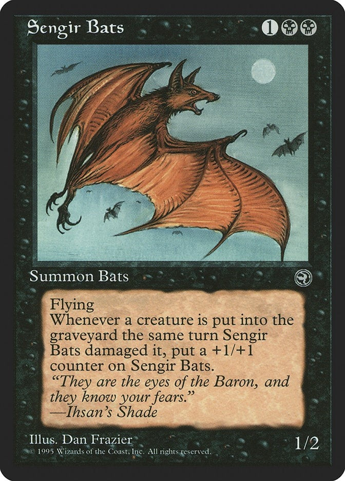 Image for Sengir Bats (57) [Homelands] - Magic: The Gathering