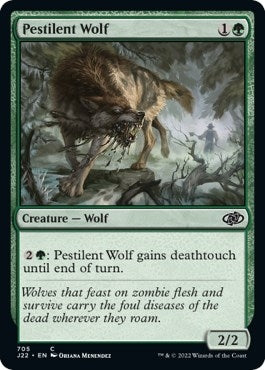 Image for Pestilent Wolf (705) [Jumpstart 2022] - Magic: The Gathering