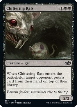 Image for Chittering Rats (387) [Jumpstart 2022] - Magic: The Gathering