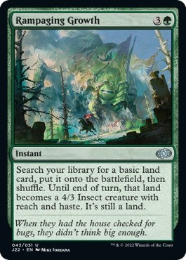 Image for Rampaging Growth (43) [Jumpstart 2022] - Magic: The Gathering