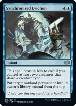Image for Synchronized Eviction (18) [Jumpstart 2022] - Magic: The Gathering