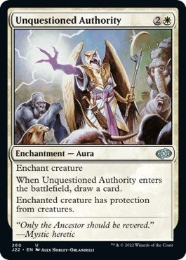 Image for Unquestioned Authority (260) [Jumpstart 2022] - Magic: The Gathering
