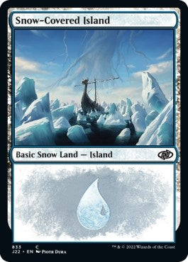 Image for Snow-Covered Island (833) [Jumpstart 2022] - Magic: The Gathering