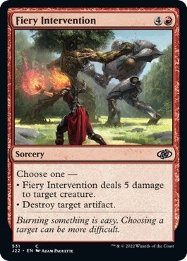 Image for Fiery Intervention (531) [Jumpstart 2022] - Magic: The Gathering