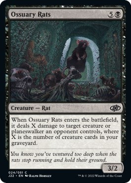 Image for Ossuary Rats (24) [Jumpstart 2022] - Magic: The Gathering