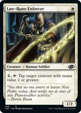 Image for Law-Rune Enforcer (206) [Jumpstart 2022] - Magic: The Gathering