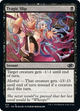 Image for Tragic Slip (74) (74) [Jumpstart 2022] - Magic: The Gathering