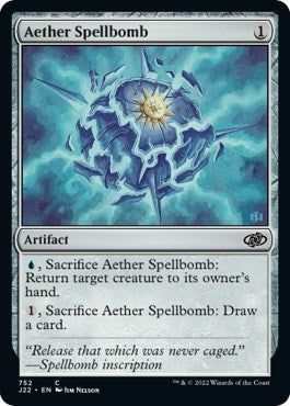Image for Aether Spellbomb (752) [Jumpstart 2022] - Magic: The Gathering